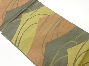 抽象模様織出し名古屋帯